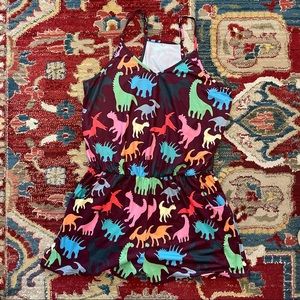 Dinosaur Print Romper